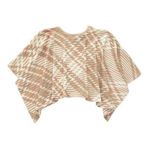 Omamimini Kids Plaid Blanket Poncho